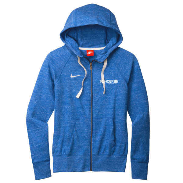 Sonder Brewing Printed - Ladies Gym Vintage Full Zip Hoodie Thumbnail