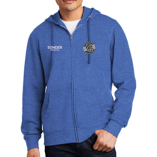 Sonder Brewing Embroidered - Fleece Full Zip Hoodie Thumbnail