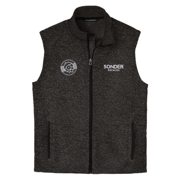 Sonder Brewing Embroidered - Sweater Fleece Vest Thumbnail